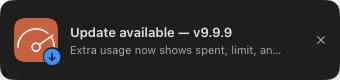 Update notification